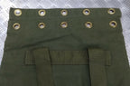War Book Document Bag Heavy Duty Canvas With Metal Ring Closure System No Bar