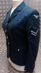 WRAF / RAF Female Jacket Royal Air Force Blue Grey Colour Womans Version - 92cm Long