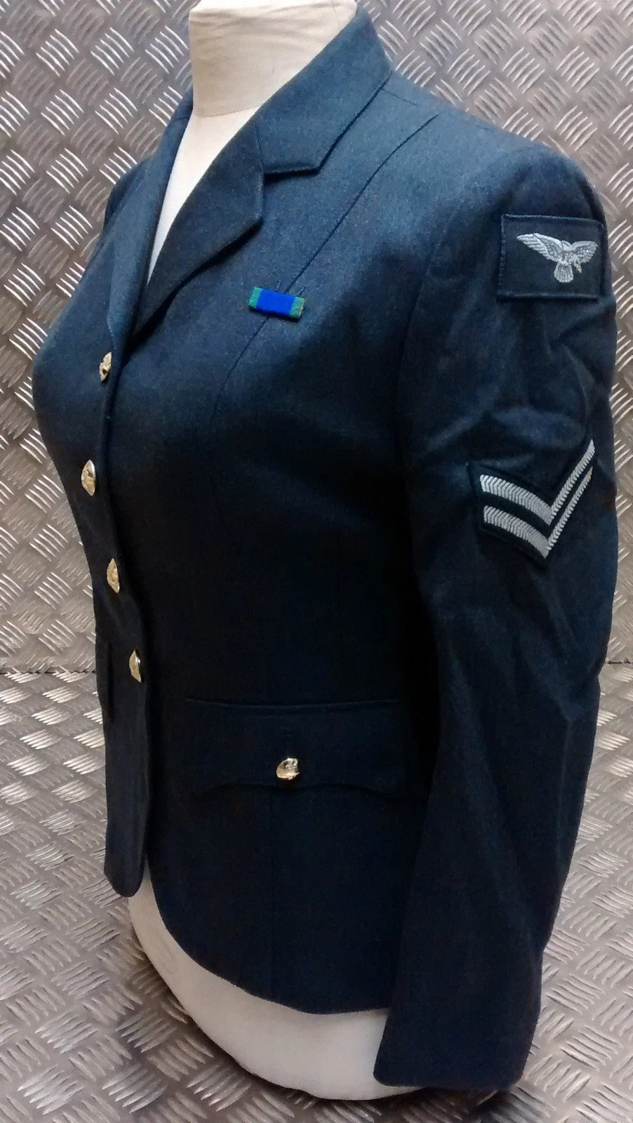 WRAF / RAF Female Jacket Royal Air Force Blue Grey Colour Womans Version - 92cm Long
