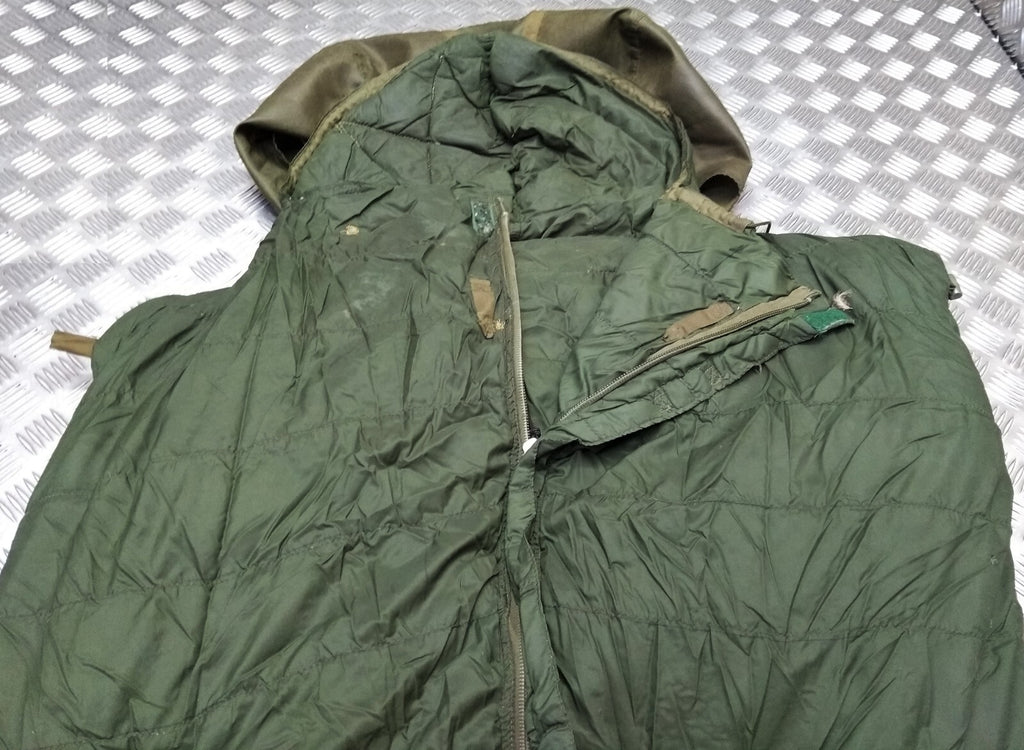 Genuine Vintage British Army 1970s 58 Pattern Feather & Down Sleeping Bag NORMAL