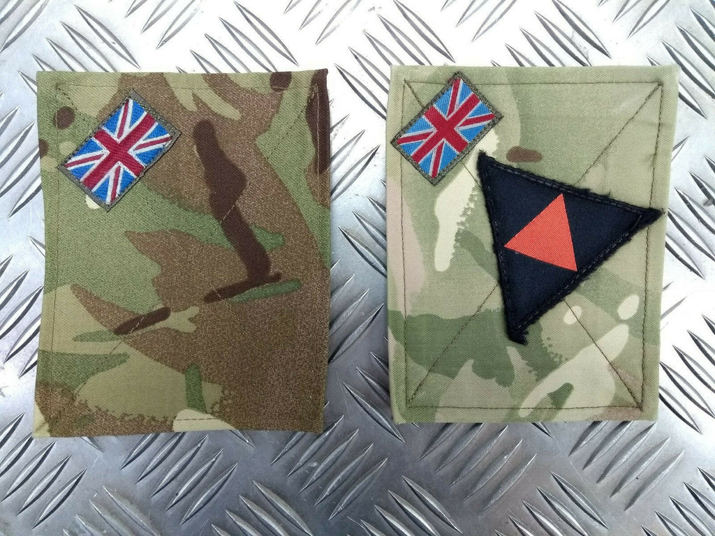 MTP Blanking Patches with 3rd UK Division Triangle TRF Genuine British Army