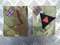 MTP Blanking Patches with 3rd UK Division Triangle TRF Genuine British Army