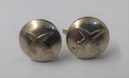 Genuine British Made Bahrain Obsolete Insignia Nickel Prong Buttons X4 ASBT235