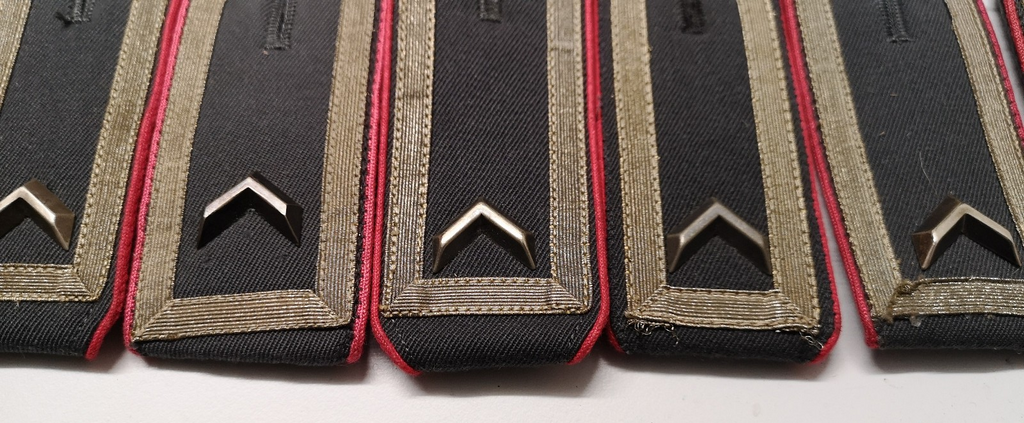 German Shoulder Boards Braided Epaulettes Various Colours & Ranks 12pcs