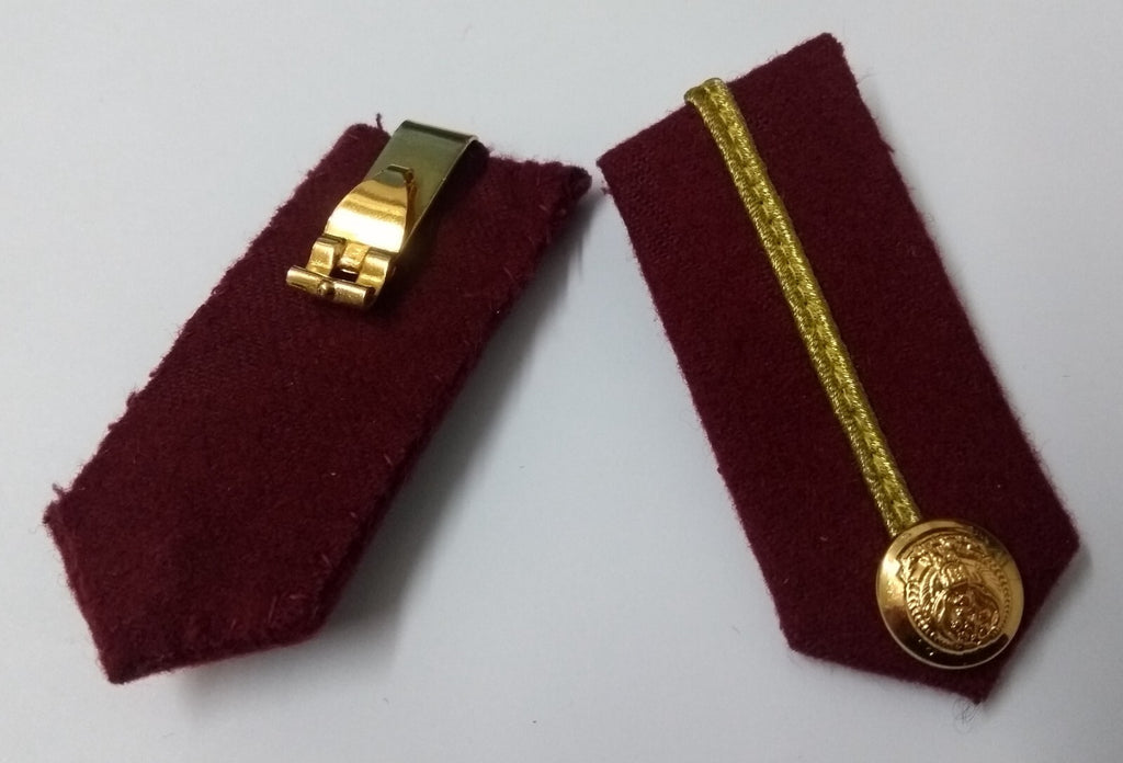 Arab Emirates Gorgets Collar Tabs Gold Braid Detail Senior Officers UAE Buttons