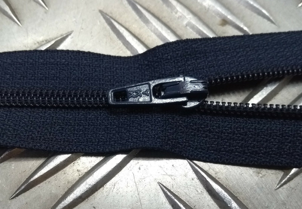 18cm Closed End YKK Zip Zipper RN Navy Blue