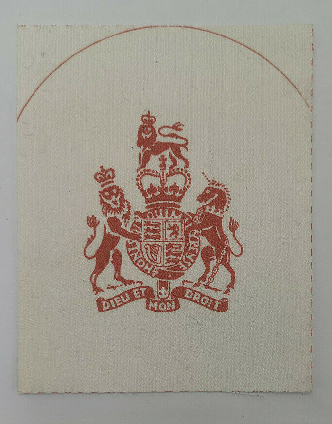 Royal Navy Warrant Officer Naval Printed Patch Red on White