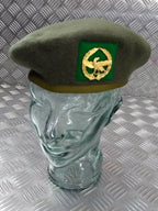 Wool Beret H&S With Eagle Badge Size 58cm NEW