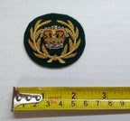 Mess Kit Badge RQMS Green British Hand Embroidered Insignia Arm Patch