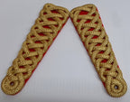 Gold Shoulder Cord GDS Pattern With Red Felt Backing British Made New