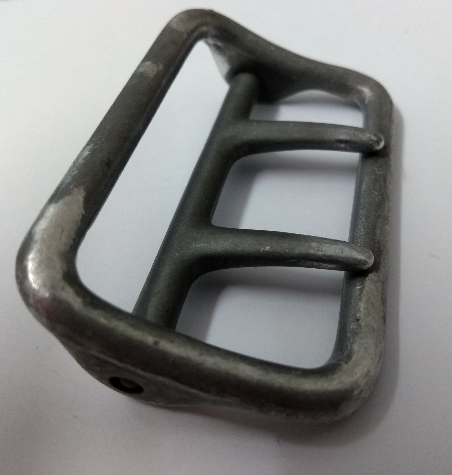 Webbing Belt Double Prong Buckle Slider & Buckles D Rings Vintage issue