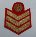 Queens Royal Irish Hussars NCOs 3 Bar Chevron Old Pattern British Army Cypher