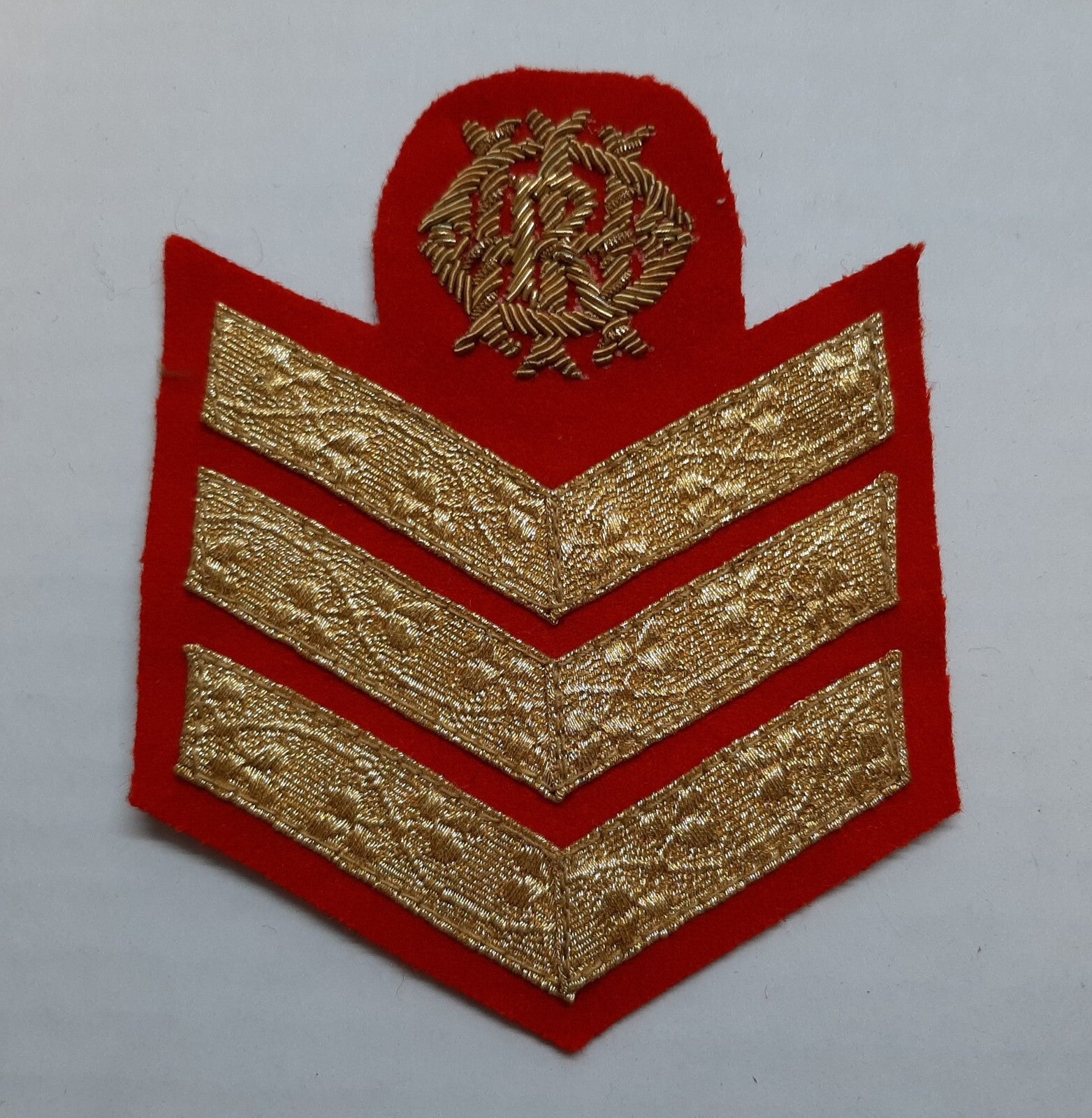 Queens Royal Irish Hussars NCOs 3 Bar Chevron Old Pattern British Army Cypher