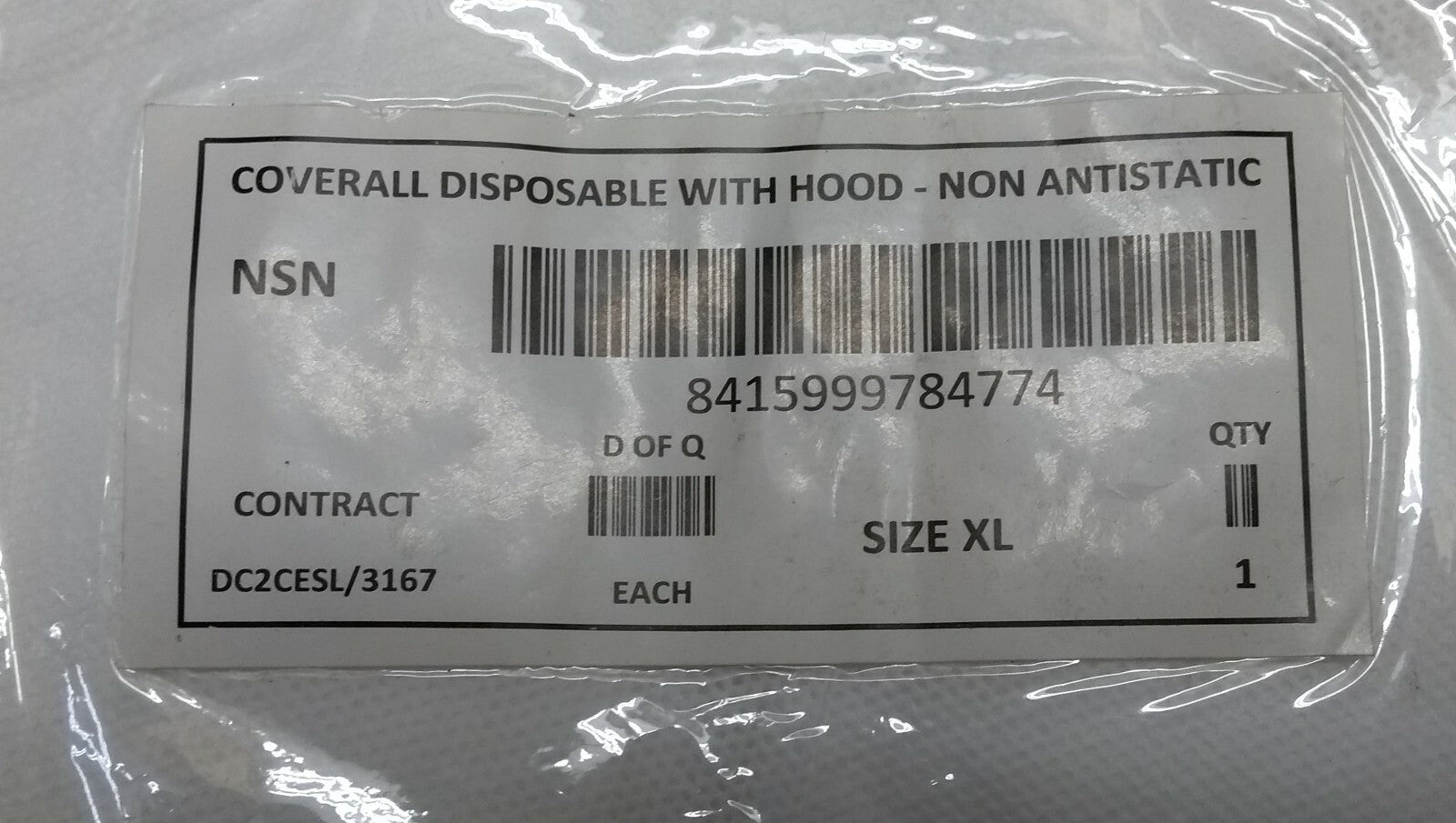 Iturri Hooded Coveralls Protective Clothing Cat III Non-Antistatic XL x 2