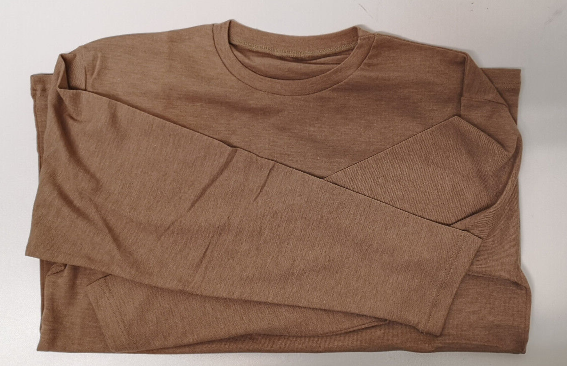 British Army Desert Beige / Sand Long Sleeve FR Vest Top Size 48" / 122cm NEW