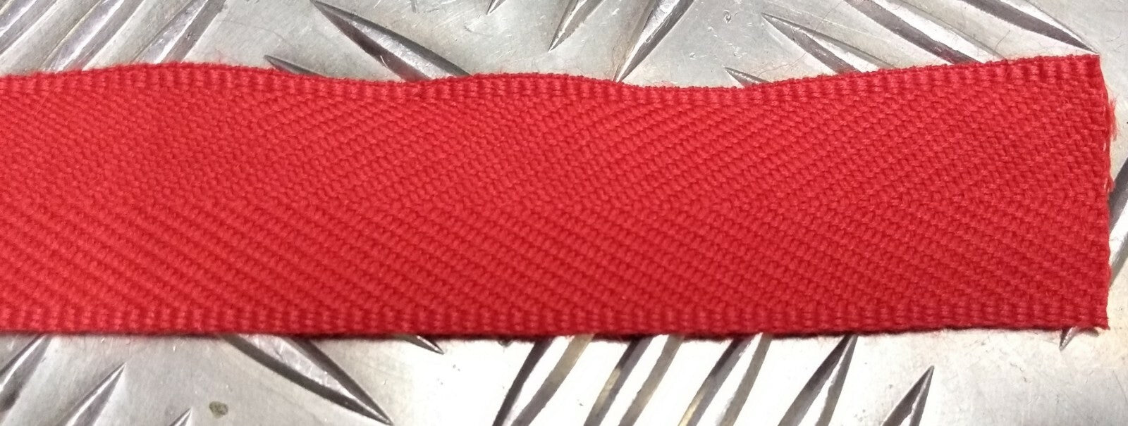 Herringbone Worsted Rayon Red Braided Tape BG Genuine Issue Ceremonial