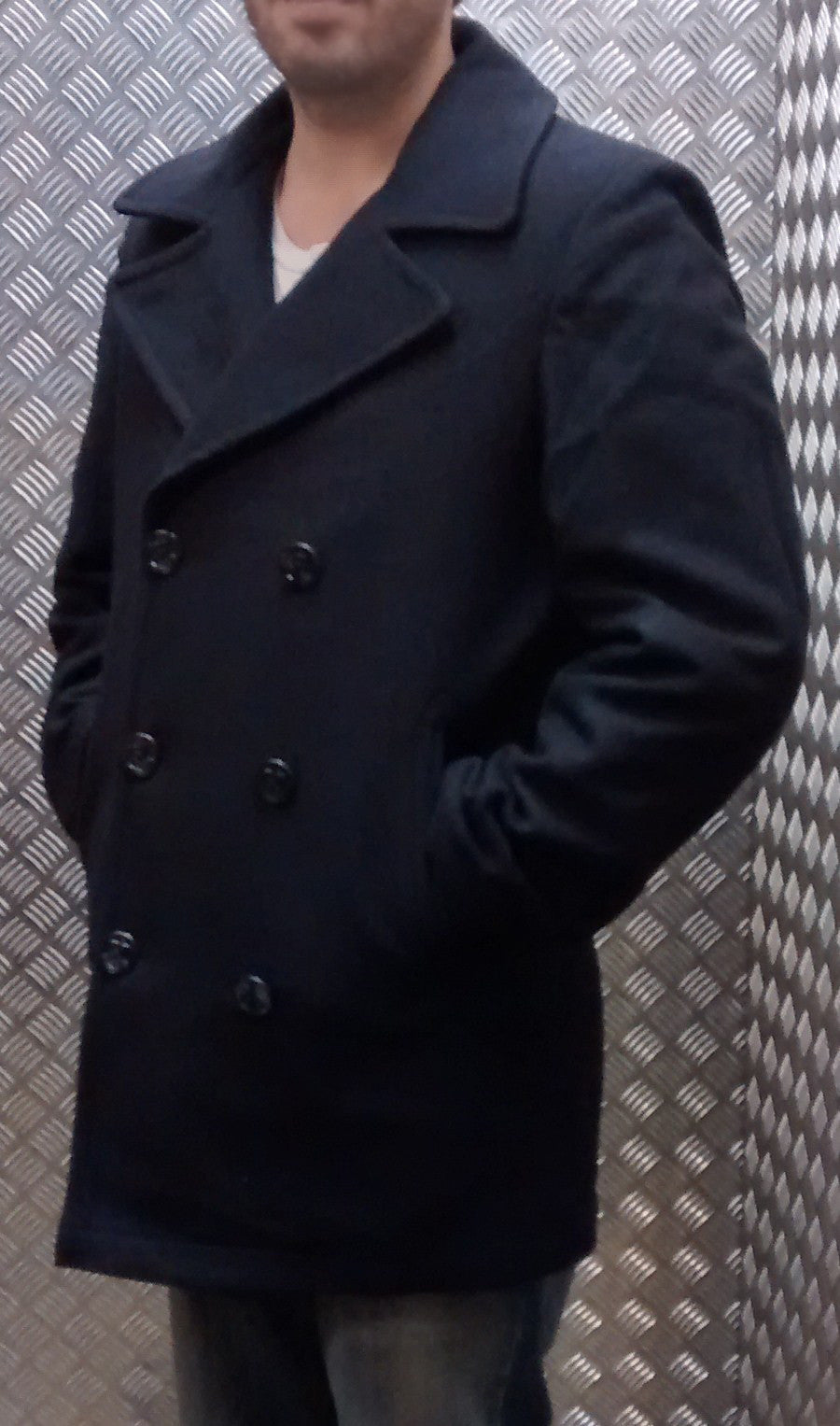 US Naval Vintage Style Reefer Peacoat USN Enlisted - BRAND NEW