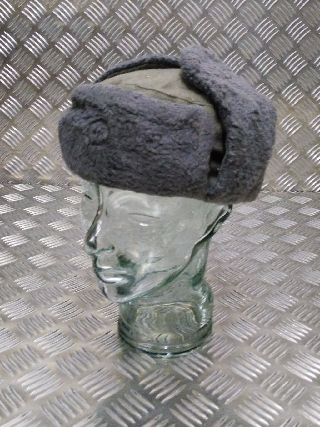 German Army NVA Grey Cossack / Ushanka Trapper Hat - All Sizes - Used