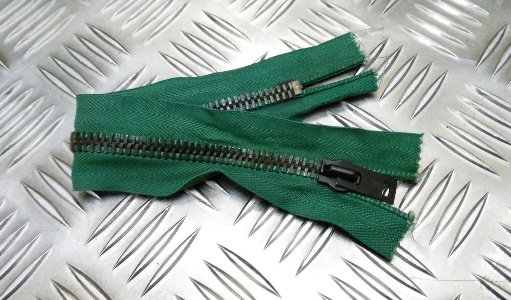 Vintage British Metal Zip Zipper NZ or CLIX Open or Closed End