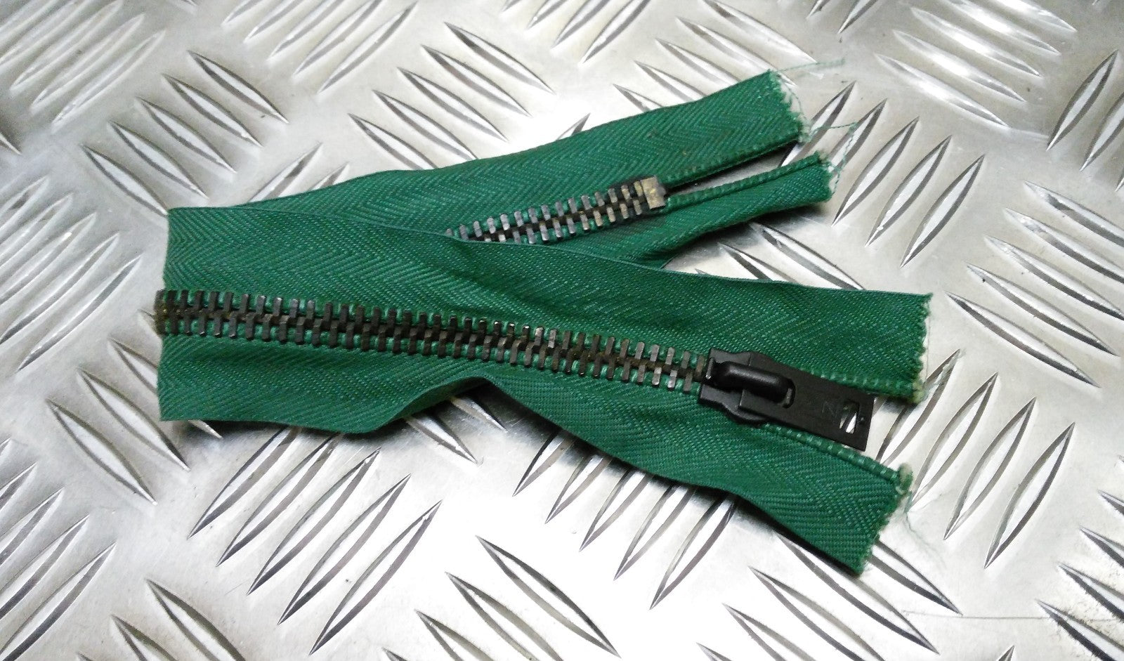 Vintage British Metal Zip Zipper NZ or CLIX Open or Closed End