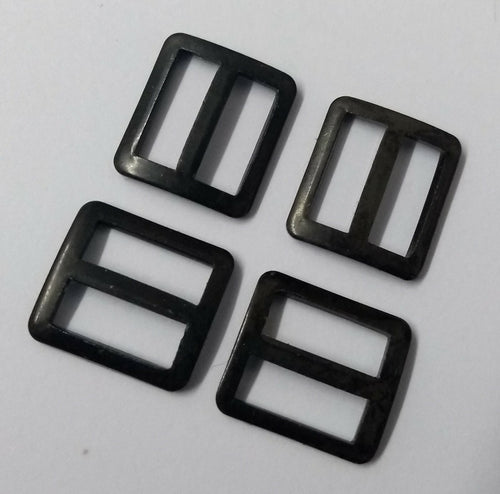 3/8" Strap Slider Stay Subdued Metal Buckles 3 Pairs STD83 X 6