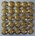 Genuine British Army Issue The Royal Highland Fusiliers Dress Buttons 30L x25