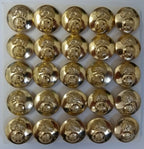 Genuine British Army Issue The Royal Highland Fusiliers Dress Buttons 30L x25