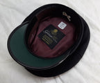 Army Cap No1 British Black Officers Oak Leaf Band By Goldings Headwear 57cm