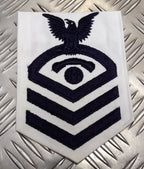 Genuine Vintage U.S USN Navy Issue C.P.O Chief Petty Officer ICT Patch