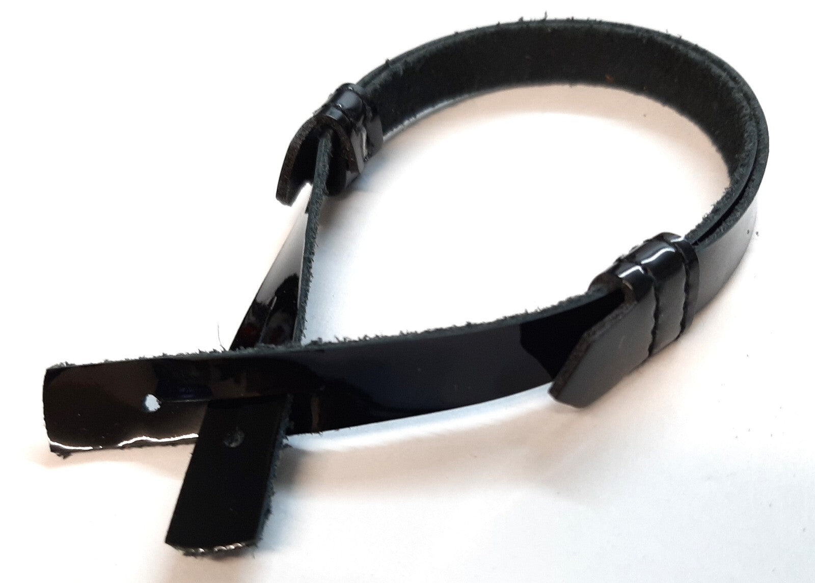 Chinstrap Patent Leather SD Dress Hat Adjustable Female Chin Strap