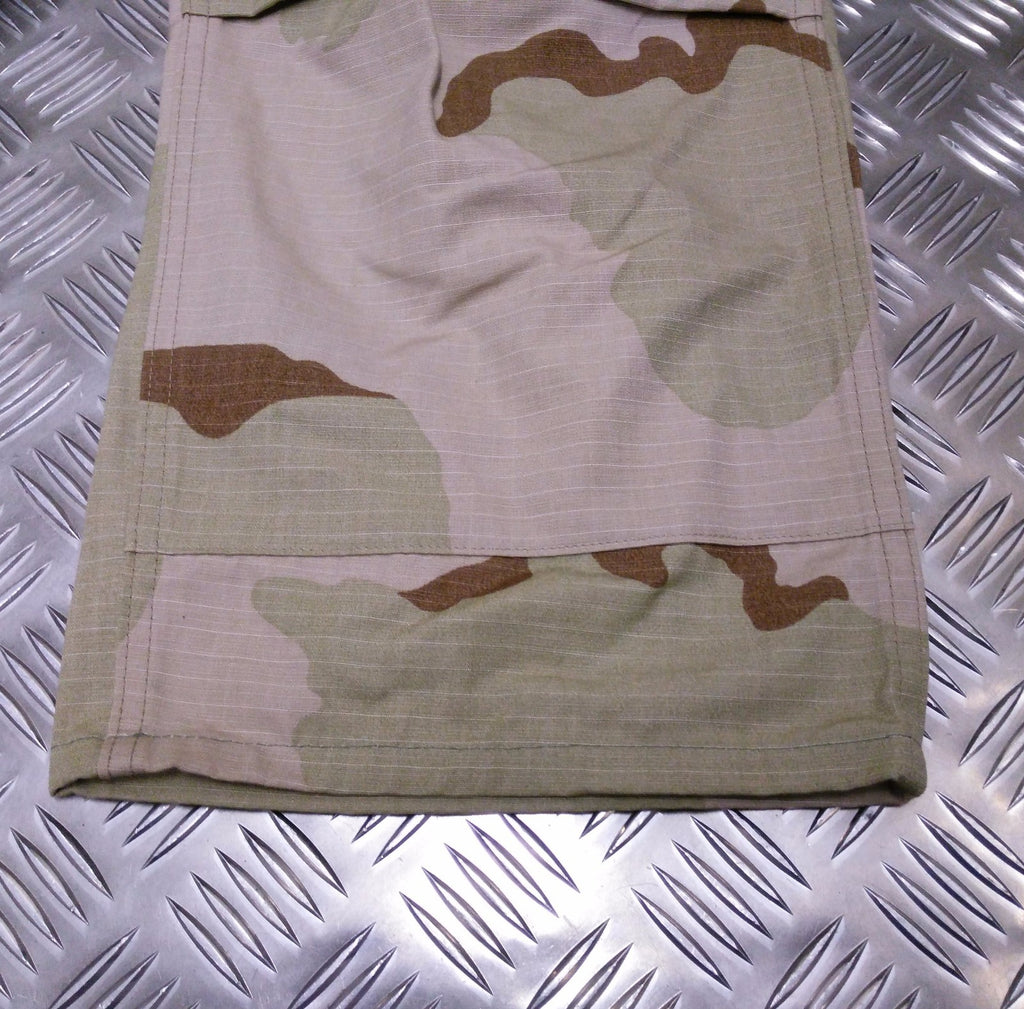 Genuine US Ripstop 6 Pocket Combat / Field Cut Down Trousers Desert Camo Shorts
