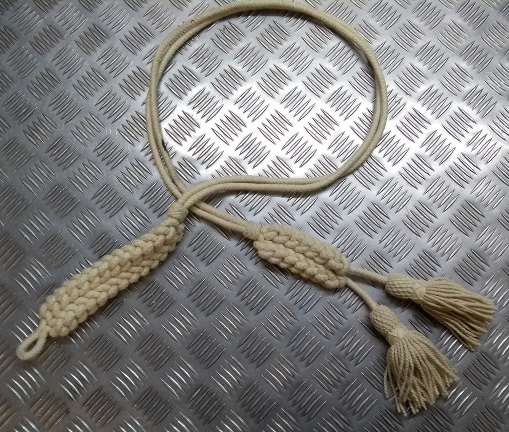 Musicians Dress Cord British Ceremonial 7mm Specification Off White Cord