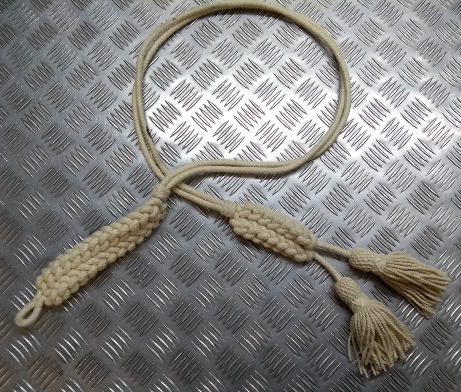 Musicians Dress Cord British Ceremonial 7mm Specification Off White Cord