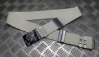 Abu Dhabi Belt White Nylon With Buckle For Ceremonial & Parade Duties