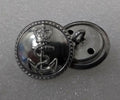 Genuine British Royal Navy Issue (RN) Silver Buff Anchor Insignia Buttons 36L