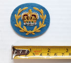 Mess Kit Badge Regimental Quartermaster Sergeant British Army AAC Blue RQMS Q/C