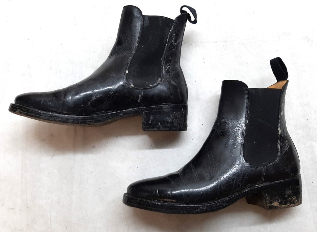 HCav Chelsea Boots British Army Cavalry Uniform With Spur Housing Size 7M