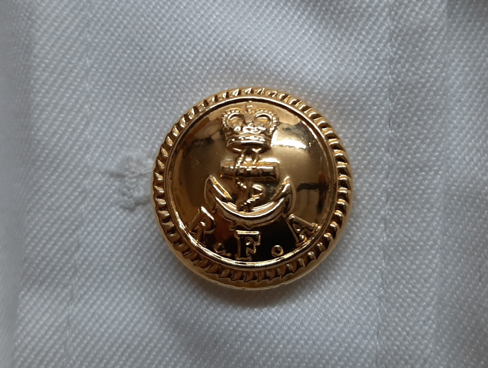 RN Jacket No1 BW White Bush Ofc & Class 1 British Navy RFA Buttons 88cm