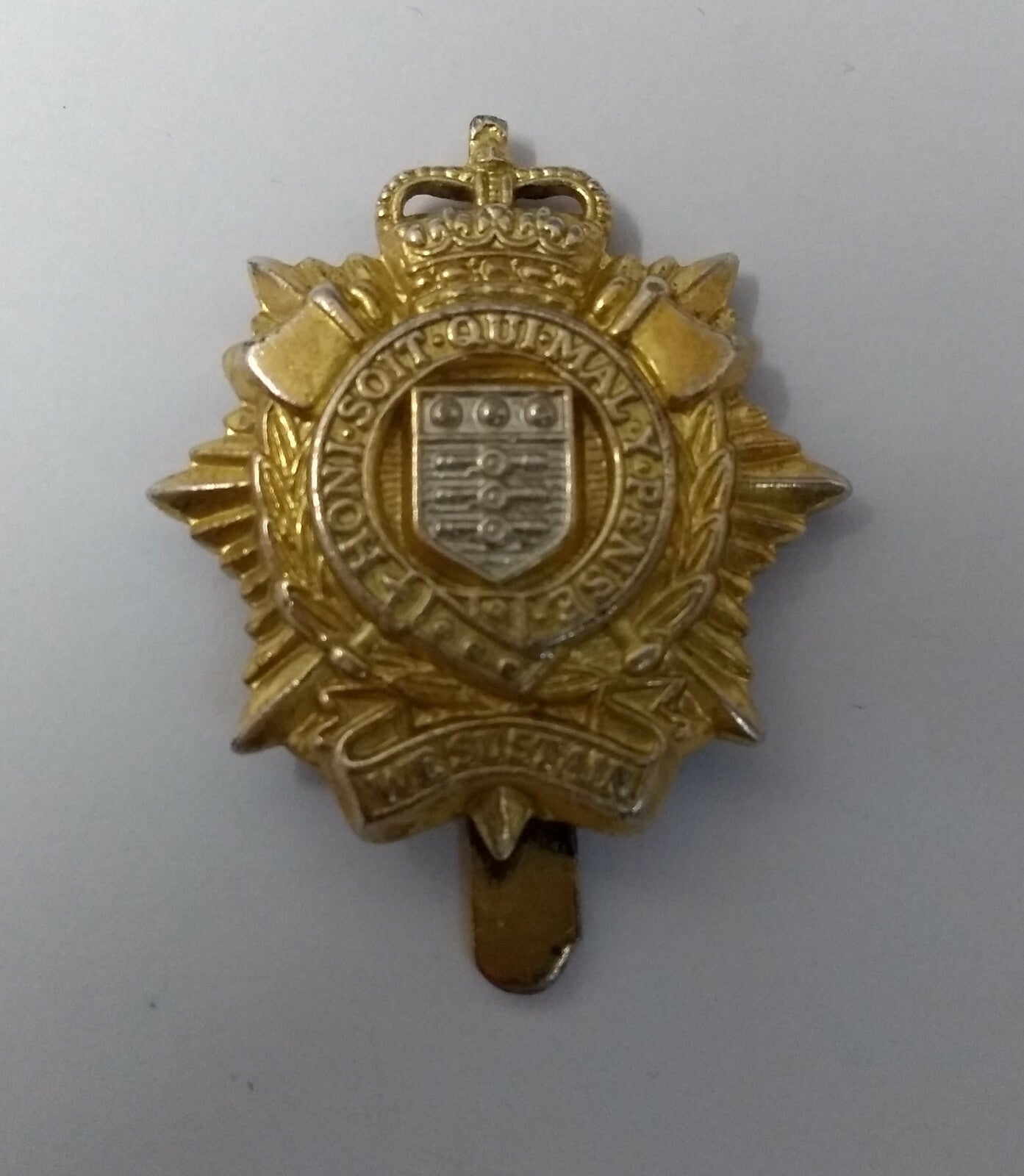 British Army Royal Logistic Corps Other Ranks Dress Hat Badge RLC