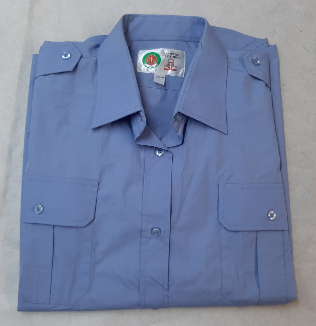 RAF Royal Air Force Airforce Blue Shirt Long Sleeve Kempton Manufactures Pre Production Sample 17"