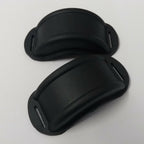 British Made Standard Issue Black Rubber Chin Cup Guard For Helmets & Hats X2