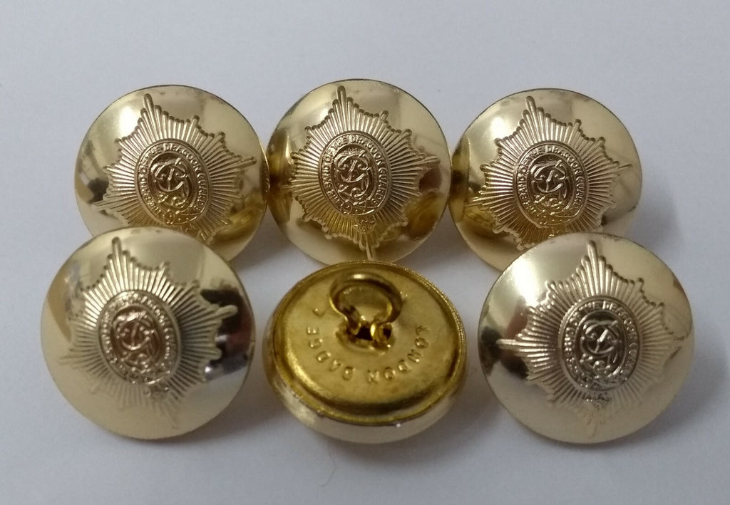 Genuine British Army The Band of The Dragoon Guards Dress Buttons 30L 19.1mm