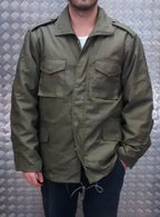 US Military Style M65 Lined Combat Jacket Green NEW