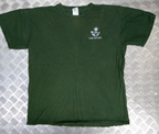 British Army Genuine Crew Neck Green T-Shirt with The Rifles Insignia - Small