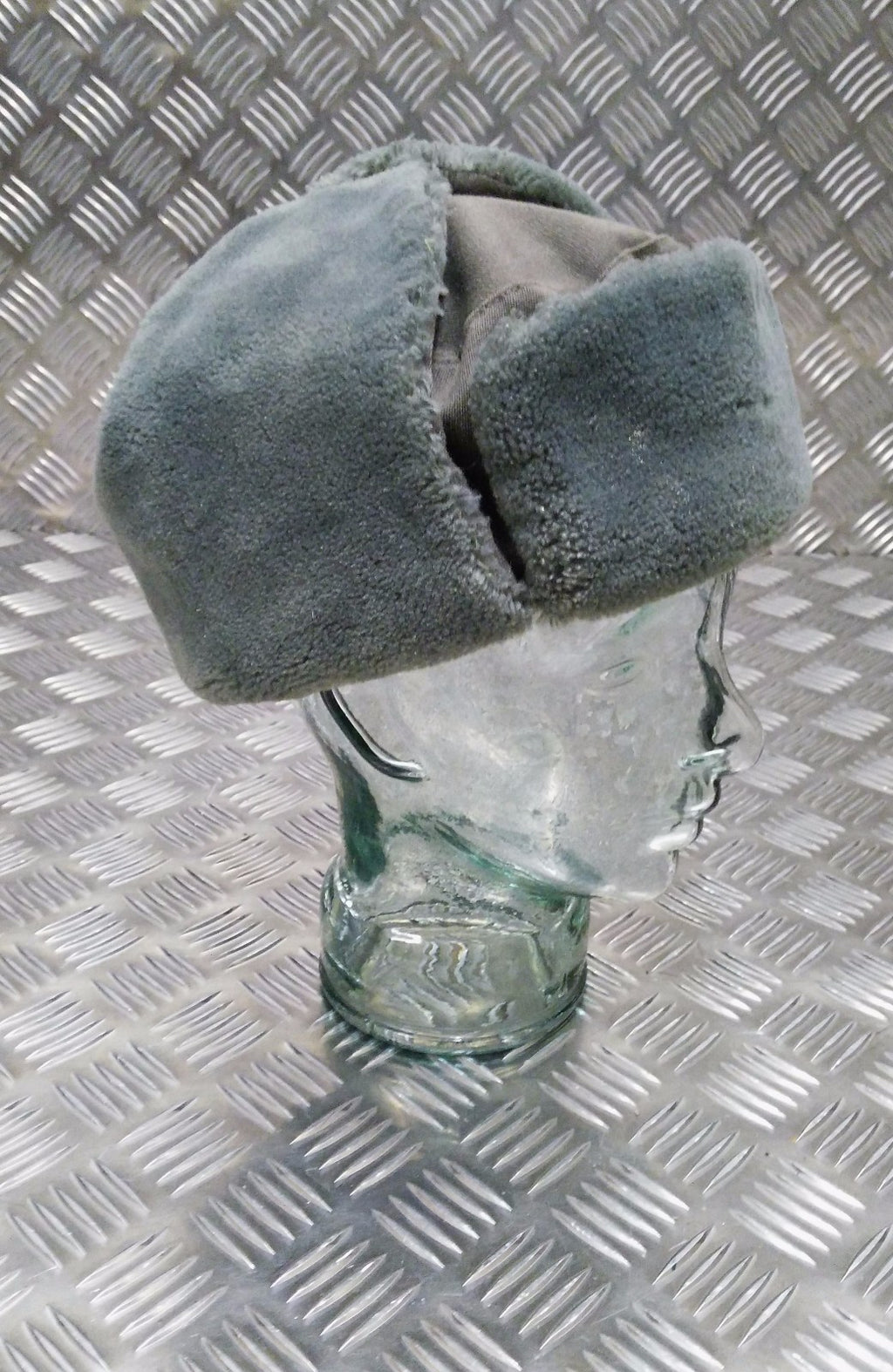 German Army NVA Grey Cossack / Ushanka Trapper Hat - All Sizes - NEW