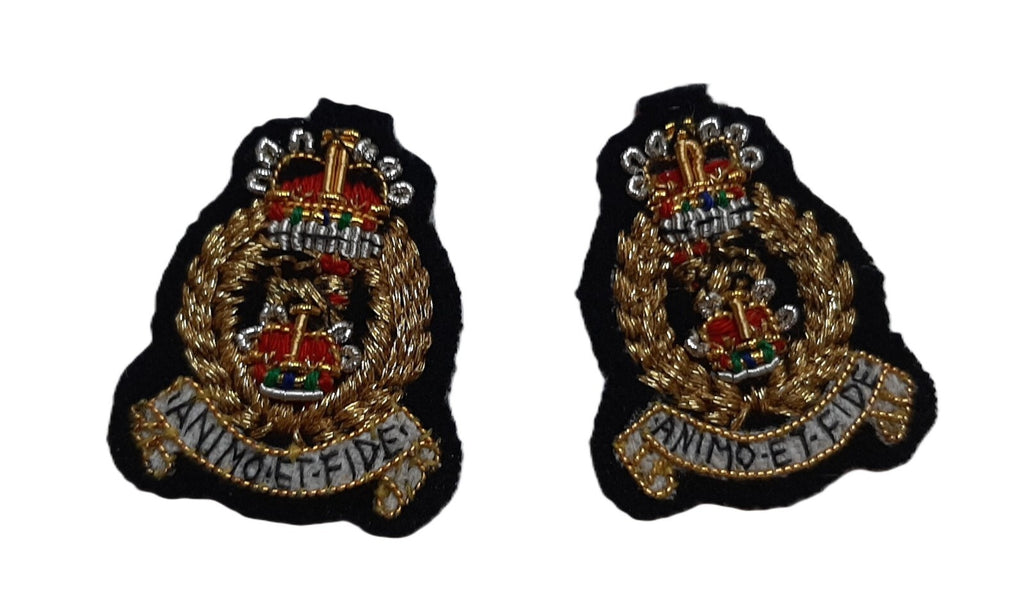 AGC SPS Insignia The Adjutant General's Corps Embroidered Mess Kit Collar Badges