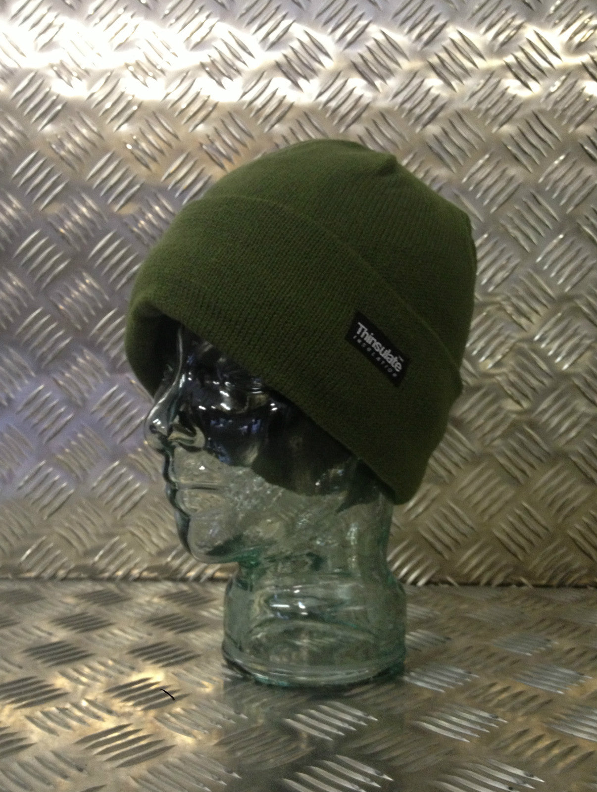 Green Thinsulate Beanie Hat - Very Warm - One Size - Brand New