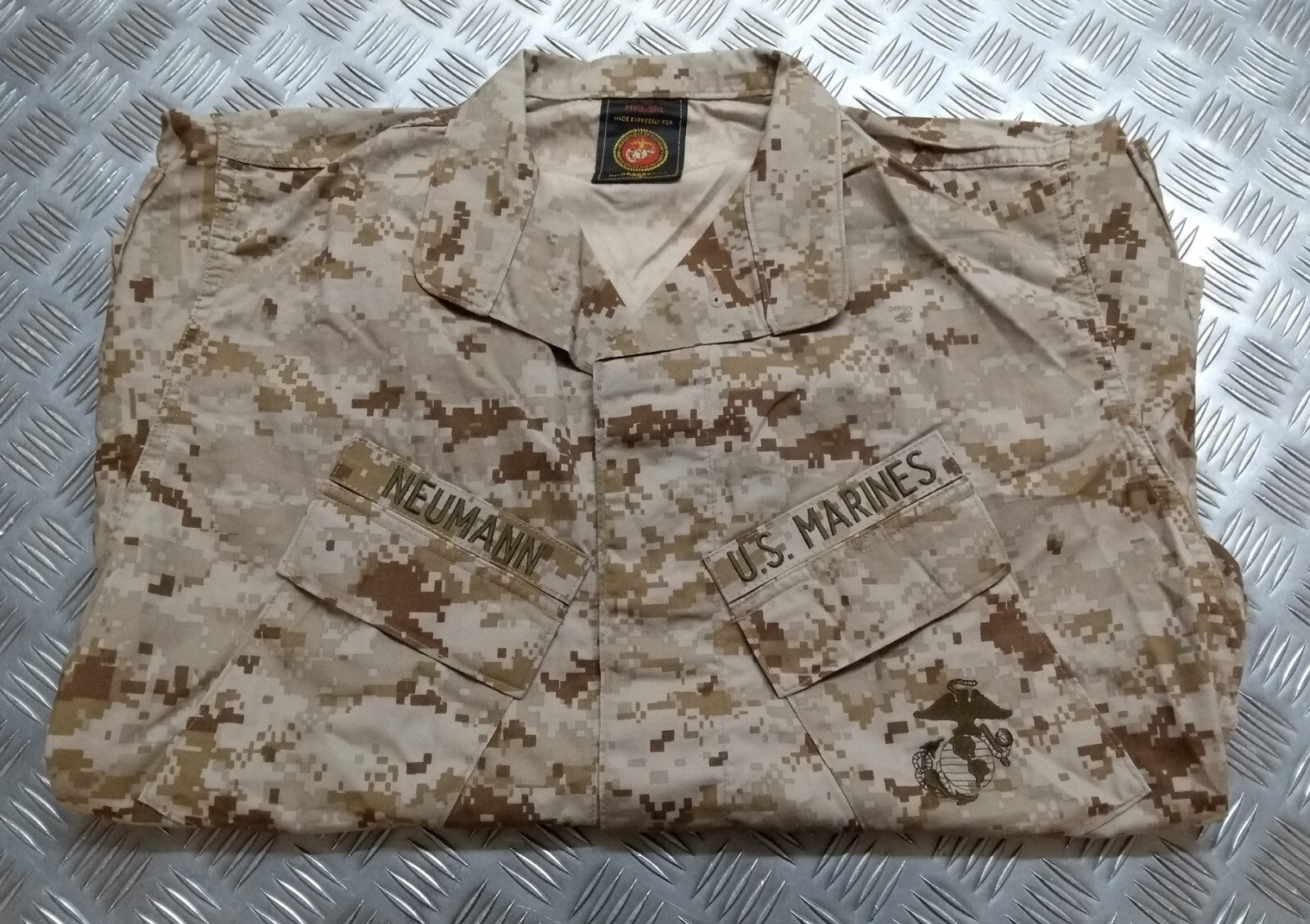 US Marines Corp Multi-Cam Tactical Combat Jacket Digital Desert Camo Camouflage