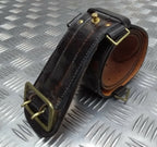 Sam Browne Belt Vintage 1962 British Issue No Shoulder Strap