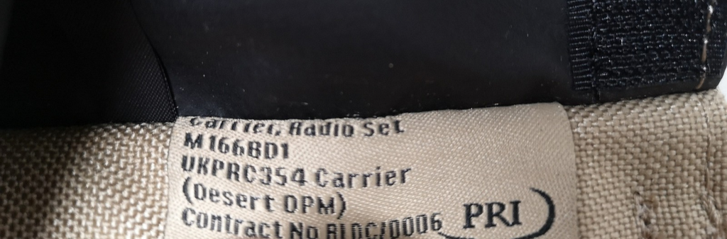 British Army Desert DPM Camo UK PRC 354 Radio Cover Carrier
